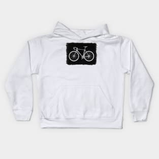 Cyclocross Bicycle B&W Kids Hoodie